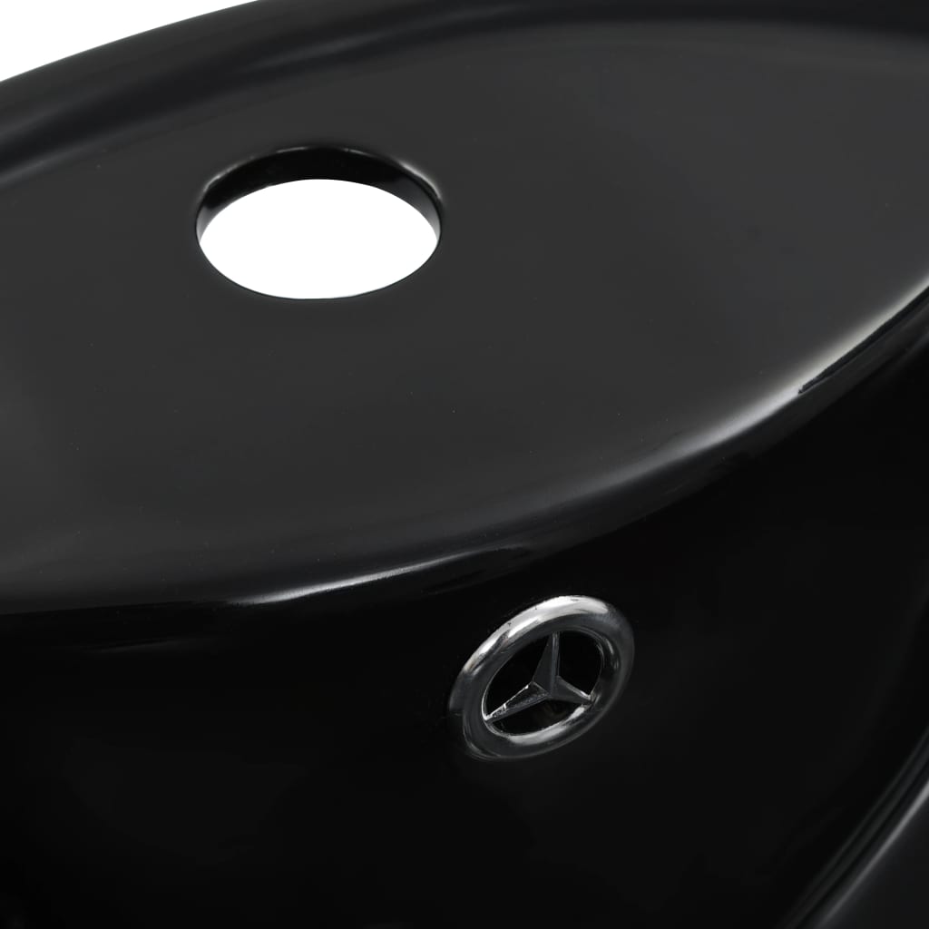 Wash Basin With Overflow 46.5X18 Cm Ceramic