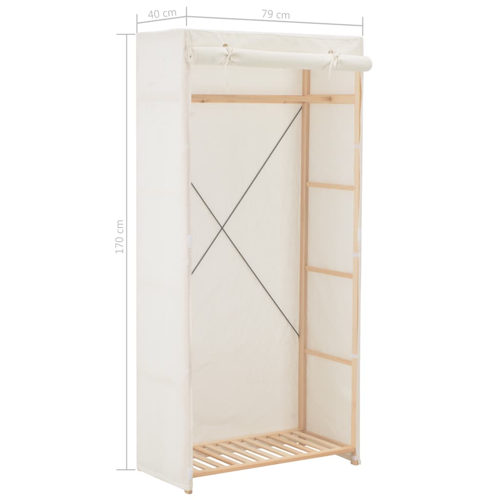Wardrobe 79X40X170 Cm Fabric
