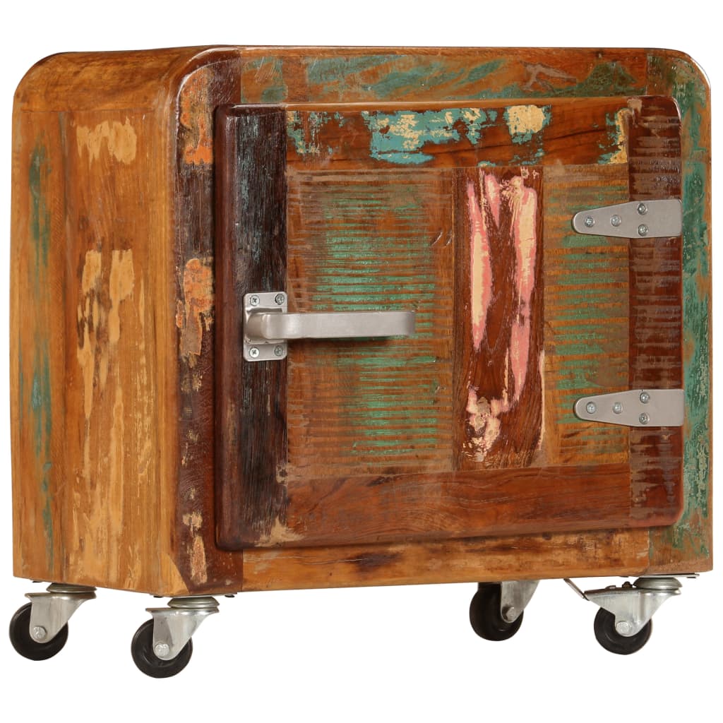 Bedside Cabinet 50X30X50 Cm Solid Reclaimed Wood