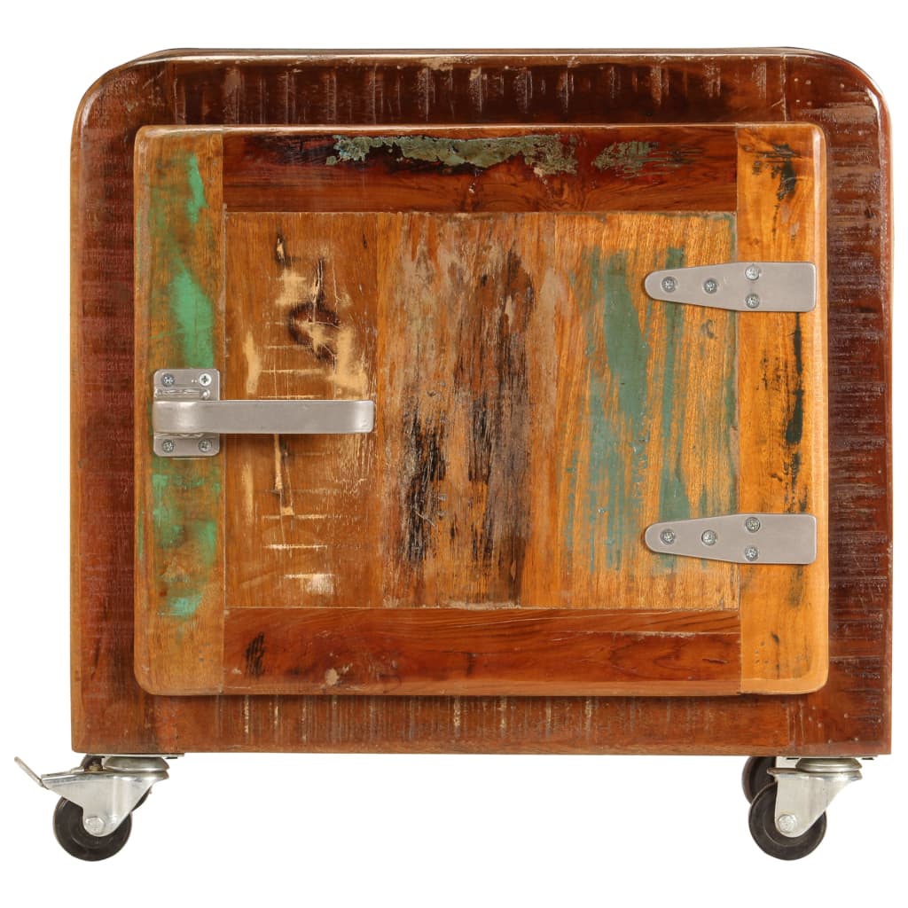 Bedside Cabinet 50X30X50 Cm Solid Reclaimed Wood