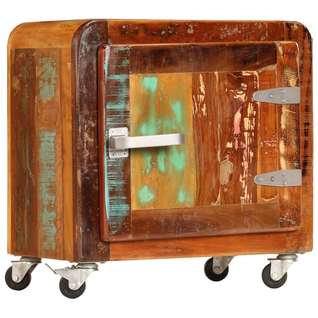Bedside Cabinet 50X30X50 Cm Solid Reclaimed Wood