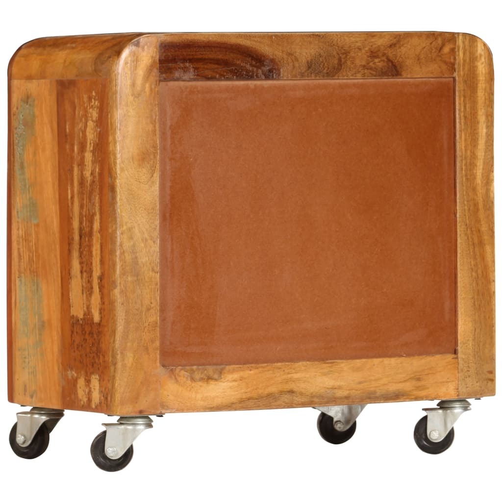 Bedside Cabinet 50X30X50 Cm Solid Reclaimed Wood