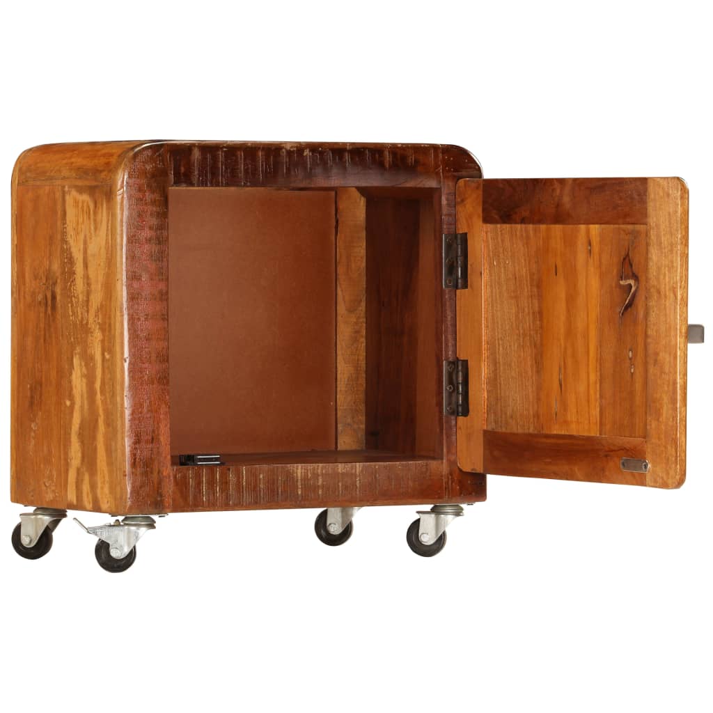 Bedside Cabinet 50X30X50 Cm Solid Reclaimed Wood