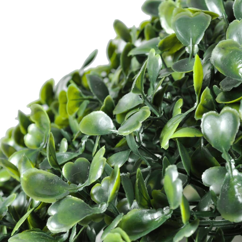 Artificial Leaf Topiary Ball 27 Cm Solar Led String 2 Pcs