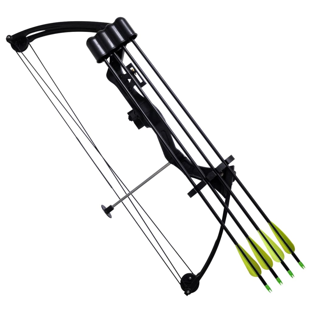 Youth Compound Bow With Accessories And Aluminium Arrows