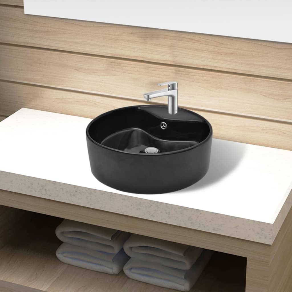 Wash Basin Ceramic Round