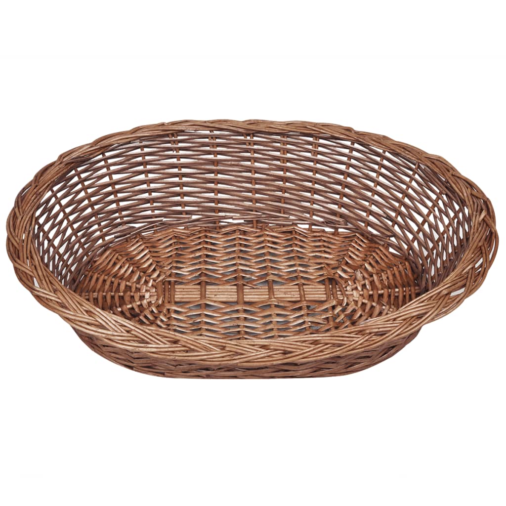 Willow Dog Basket/Pet Bed Natural 70 Cm