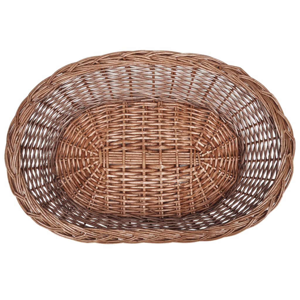 Willow Dog Basket/Pet Bed Natural 70 Cm