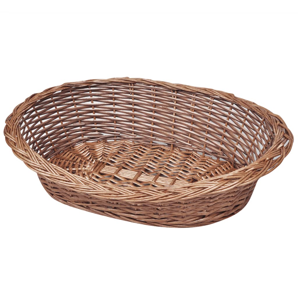 Willow Dog Basket/Pet Bed Natural 70 Cm