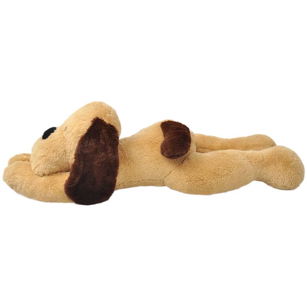 Dog Cuddly Toy Plush Brown