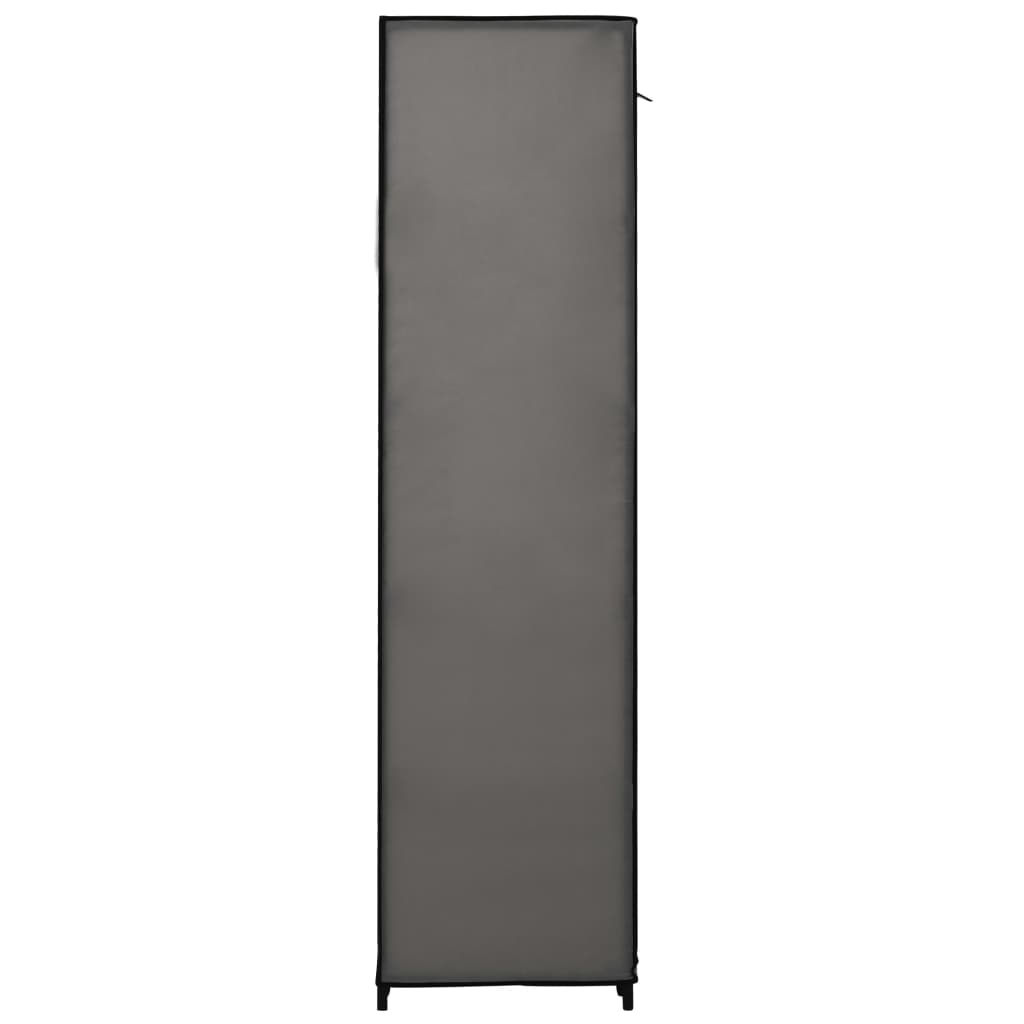 Wardrobe With Compartments And Rods 150X45X176 Cm Fabric