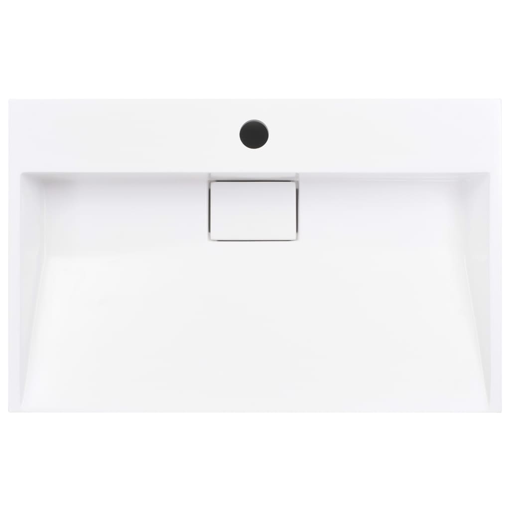 Wash Basin Mineral Cast/Marble Cast White