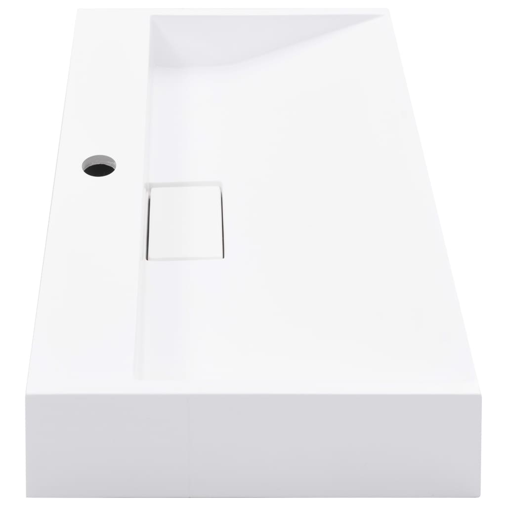 Wash Basin Mineral Cast/Marble Cast White