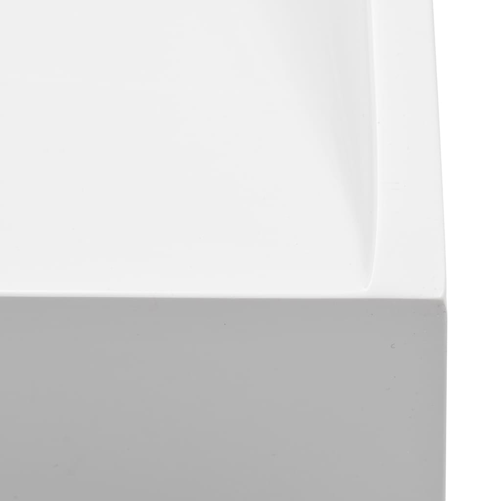 Wash Basin Mineral Cast/Marble Cast White