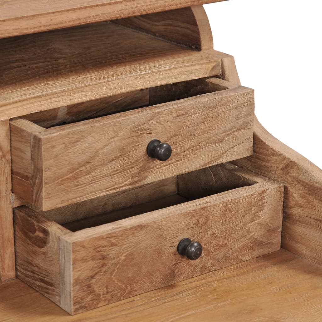 Desk 90X50X100 Cm Solid Teak Wood