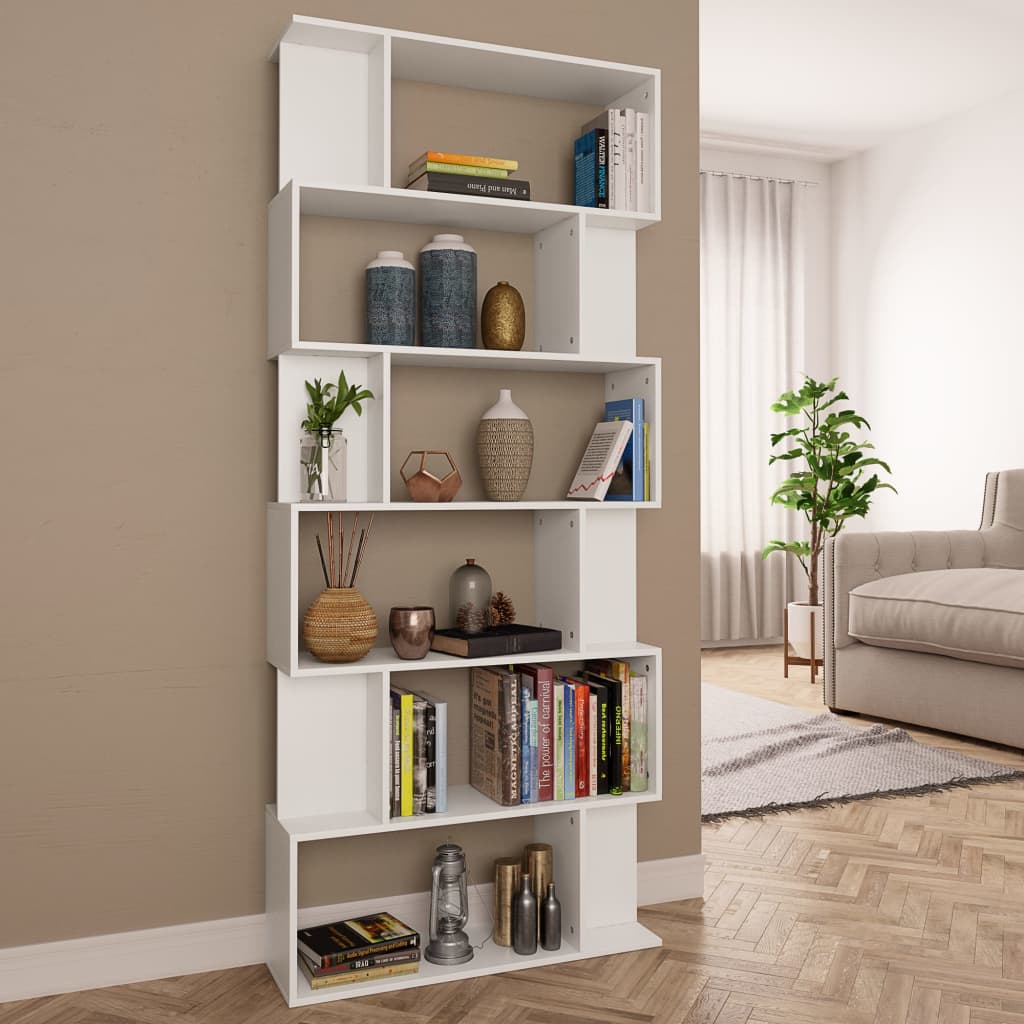 Bookcase 80X24X190.5 Cm Engineered Wood