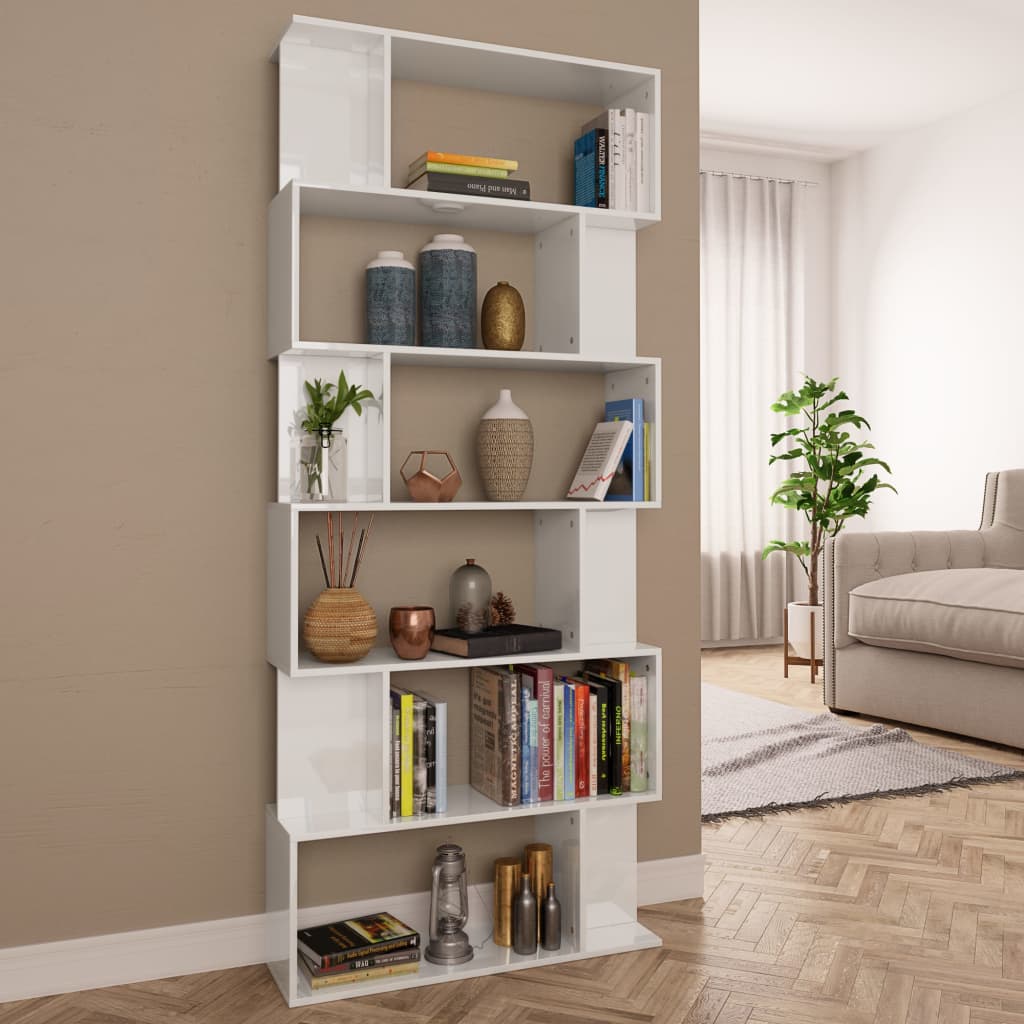Bookcase 80X24X190.5 Cm Engineered Wood