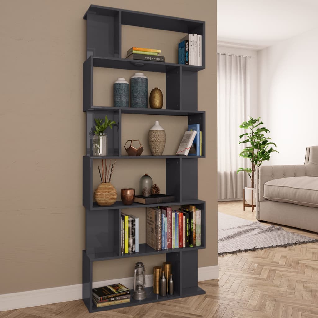 Bookcase 80X24X190.5 Cm Engineered Wood