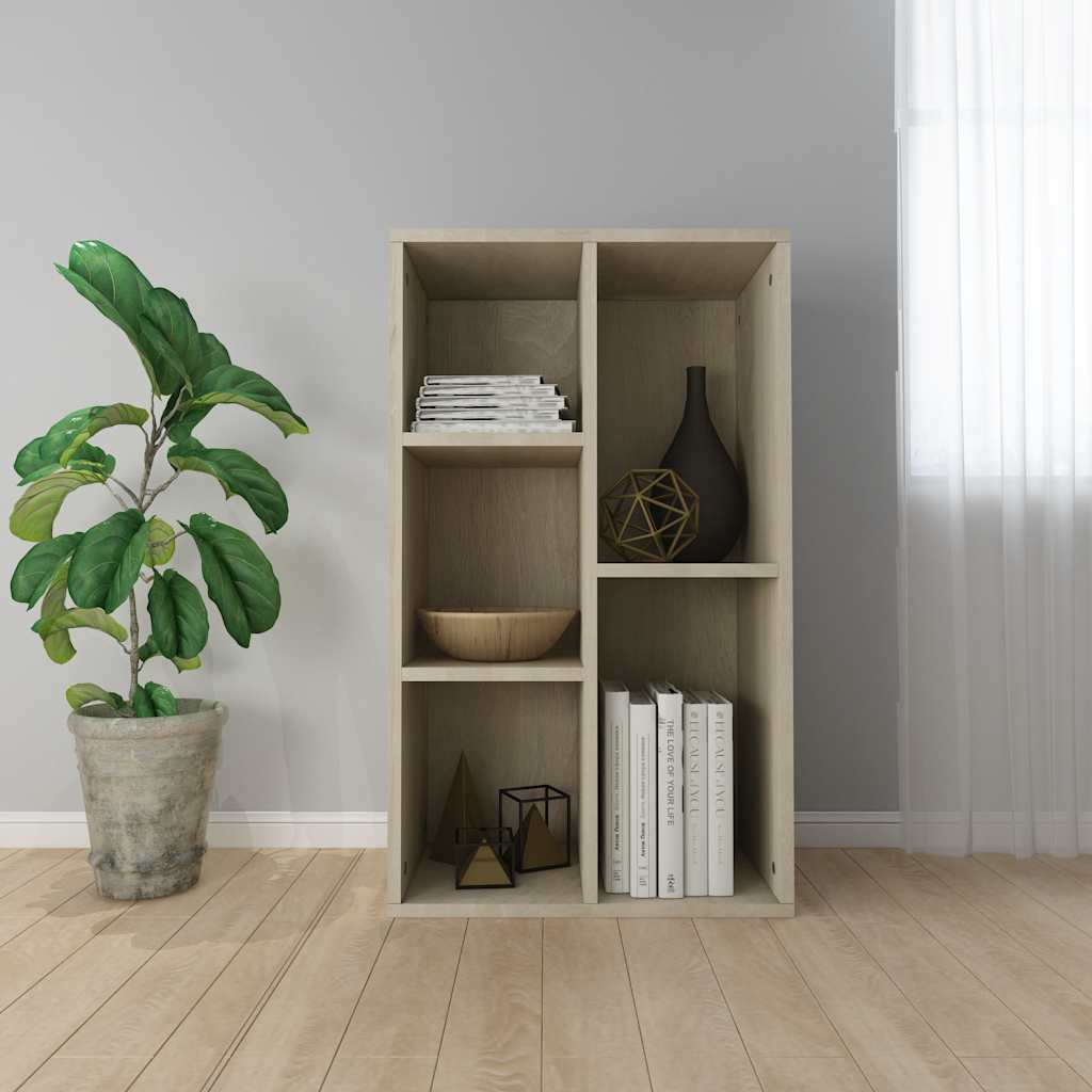 Bookcase 50X25X80 Cm Engineered Wood