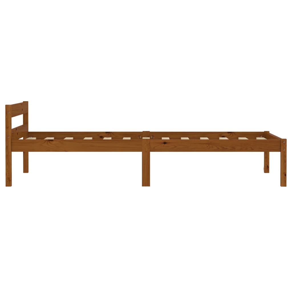 Bed Frame Without Mattress Solid Pine Wood