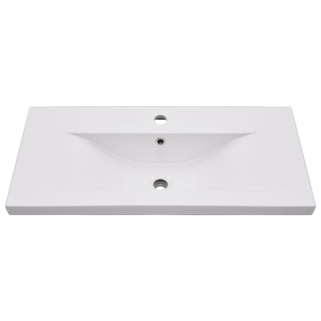 Built-In Basin Ceramic White