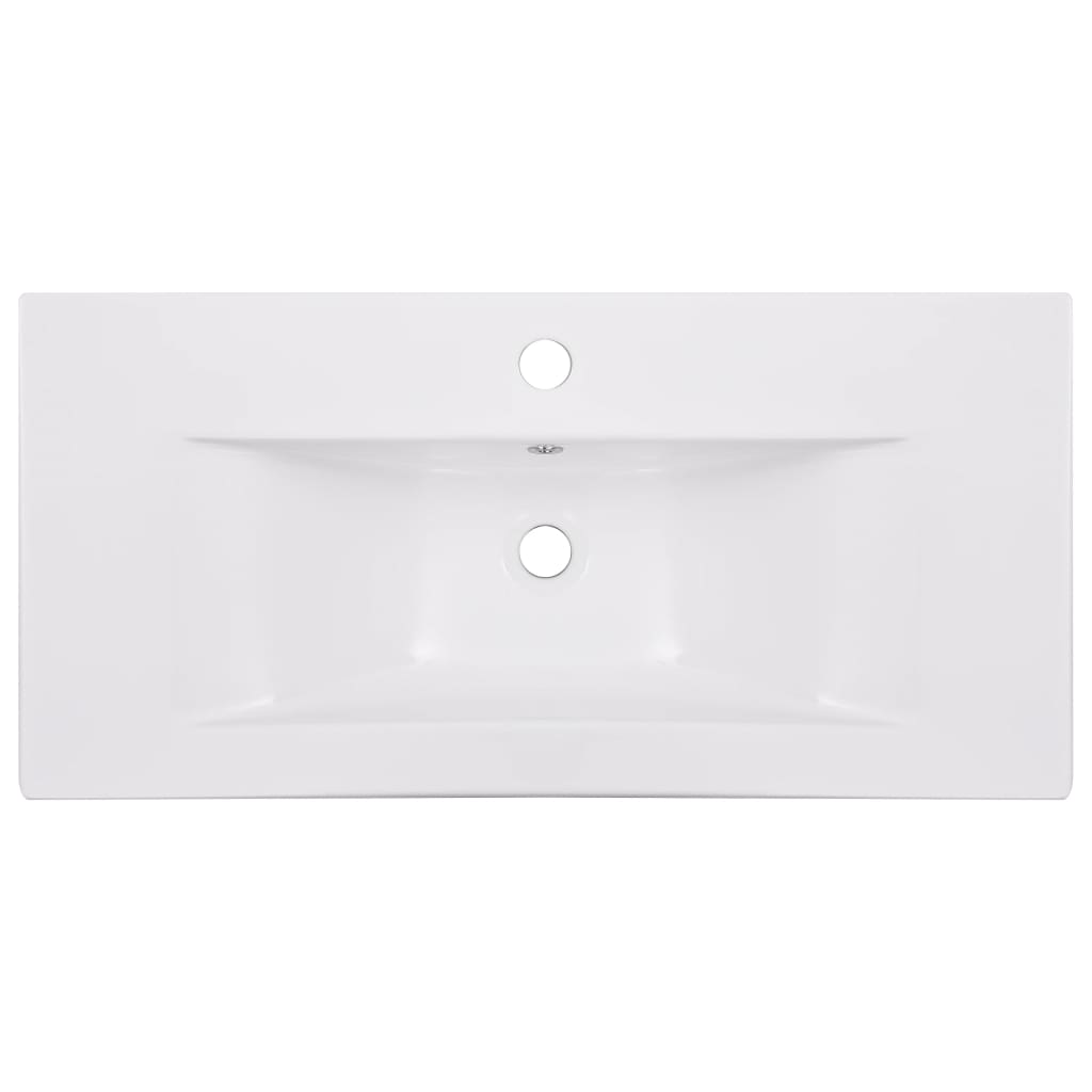 Built-In Basin Ceramic White