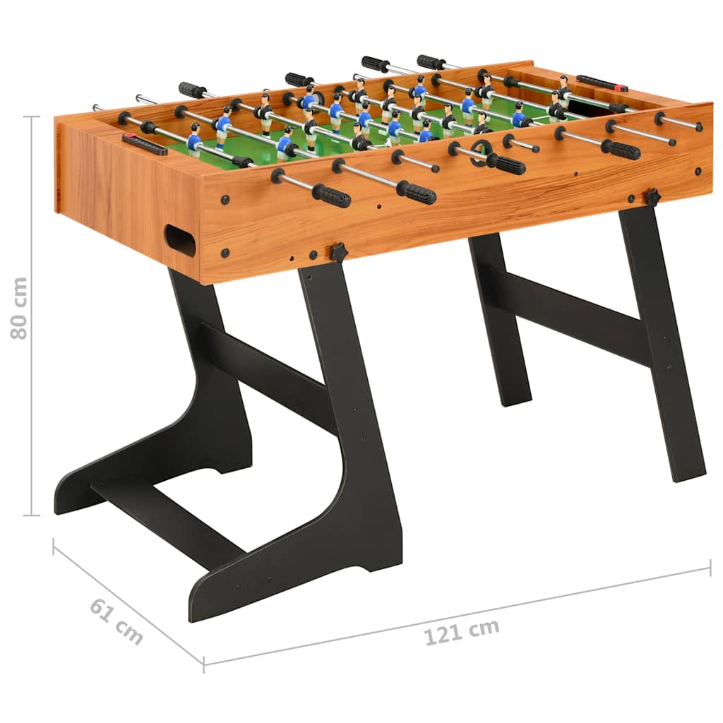 Folding Football Table 121X61X80 Cm