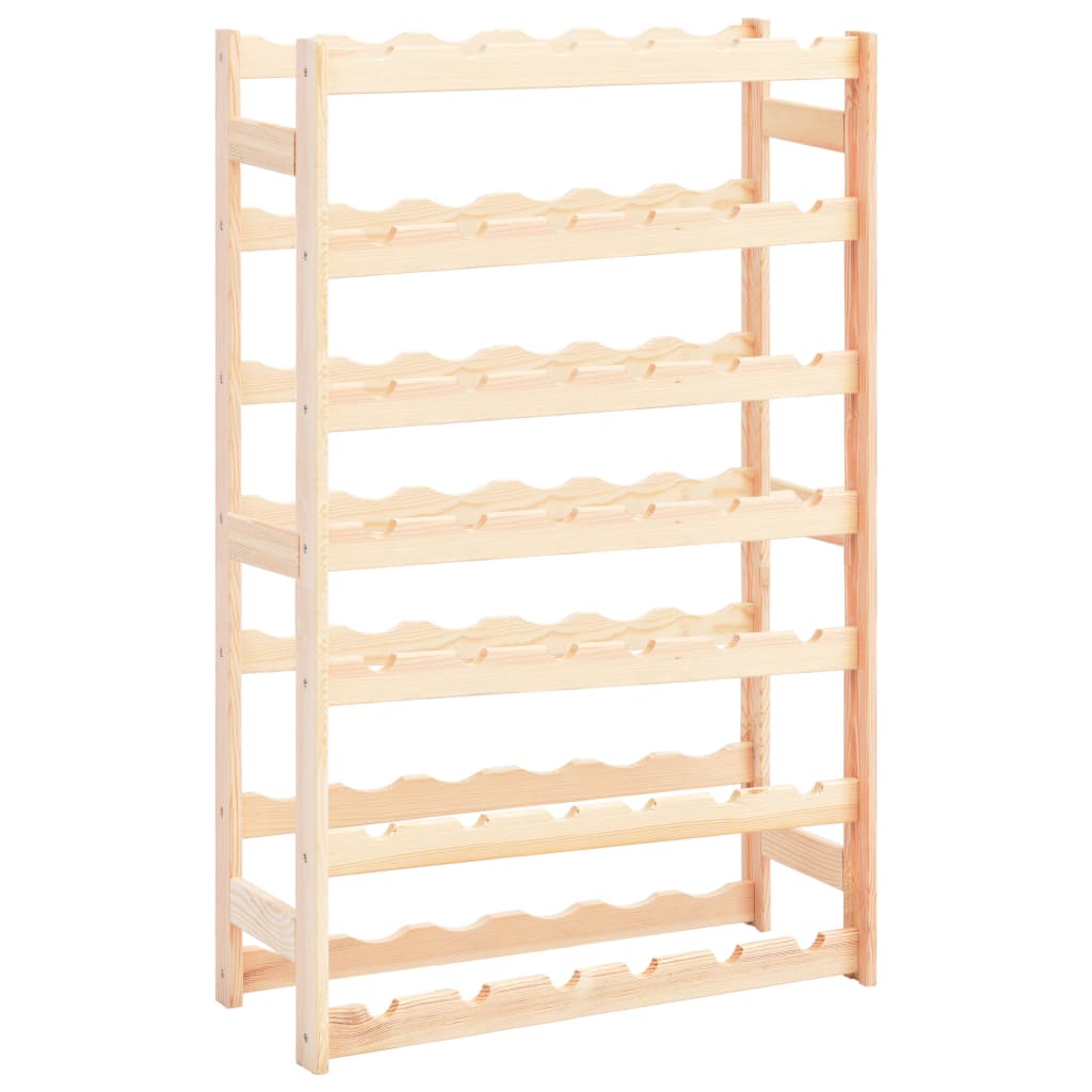Wine Rack For 77 Bottles Solid Wood Pine