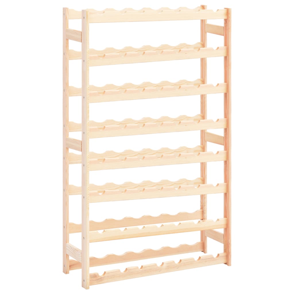 Wine Rack For 77 Bottles Solid Wood Pine