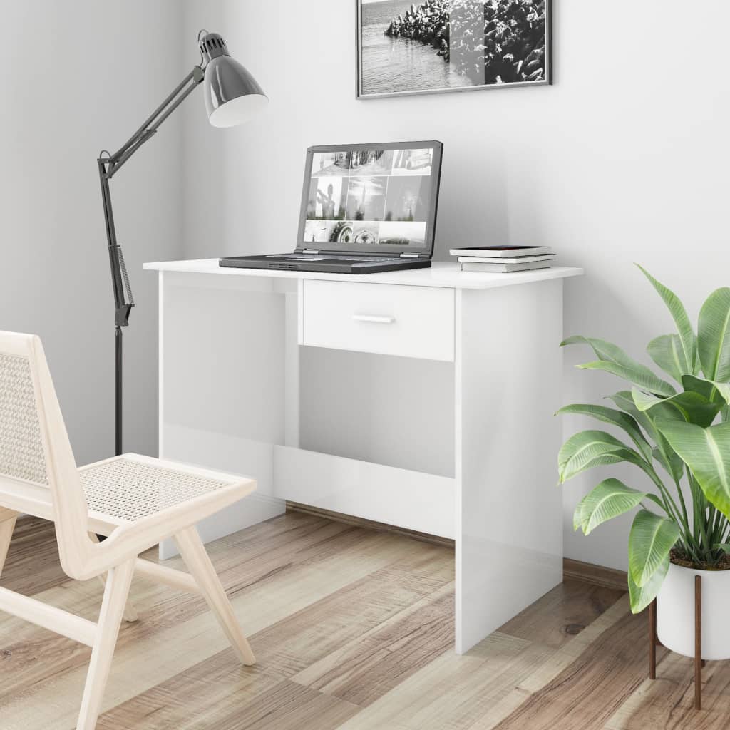 Desk 100X50X76 Cm Engineered Wood