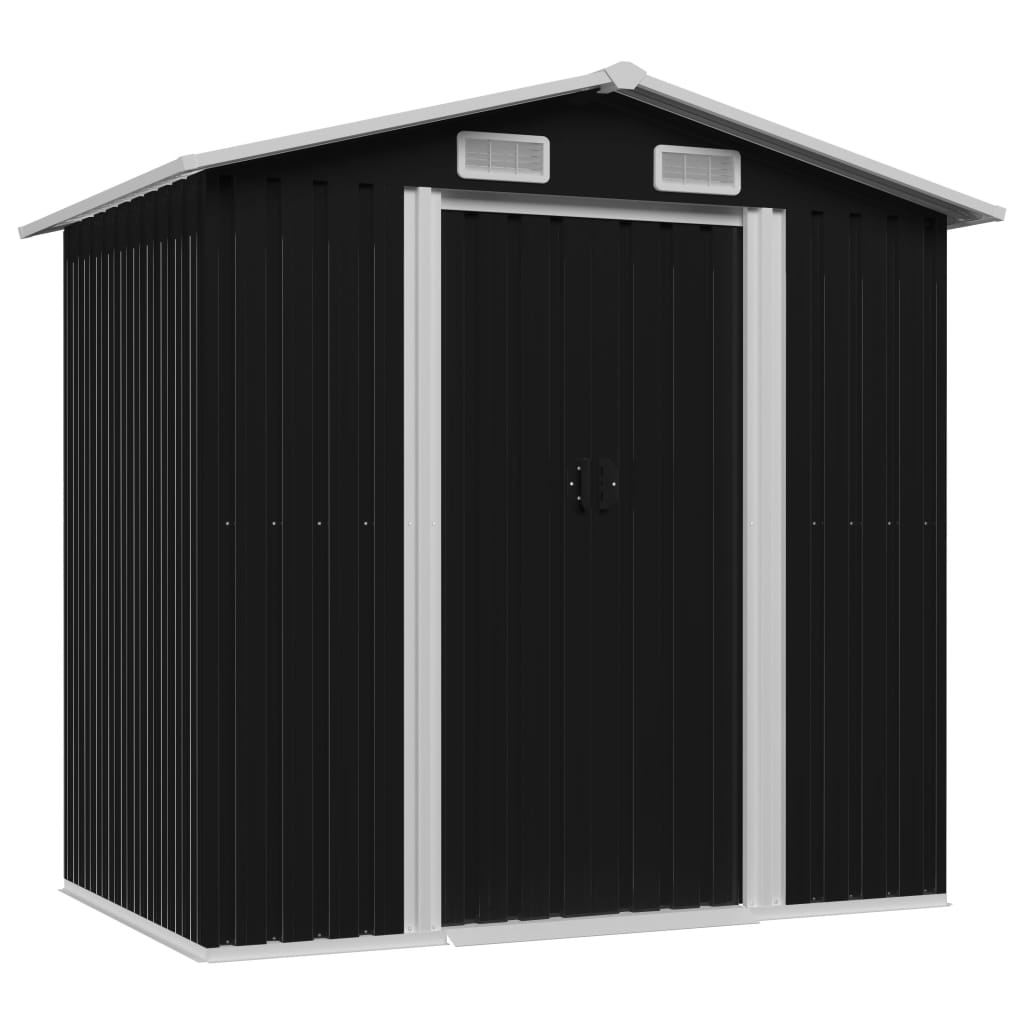 Garden Storage Shed Metal 204X132X186 Cm
