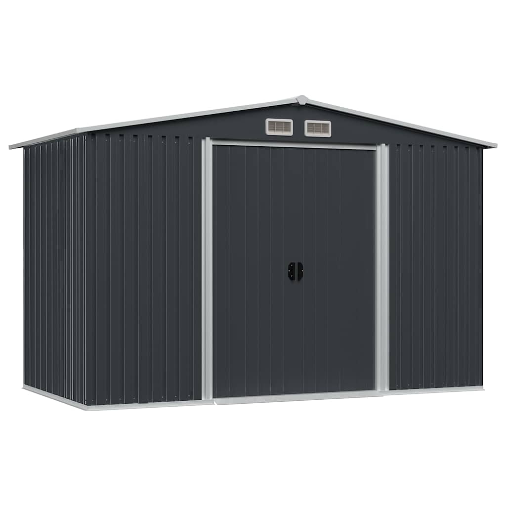 Garden Storage Shed 257X205X178 Cm Steel
