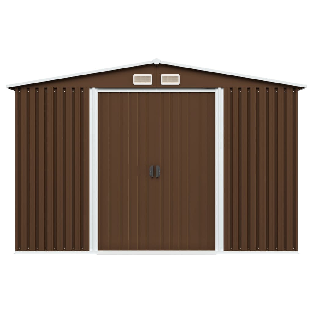 Garden Storage Shed 257X205X178 Cm Steel