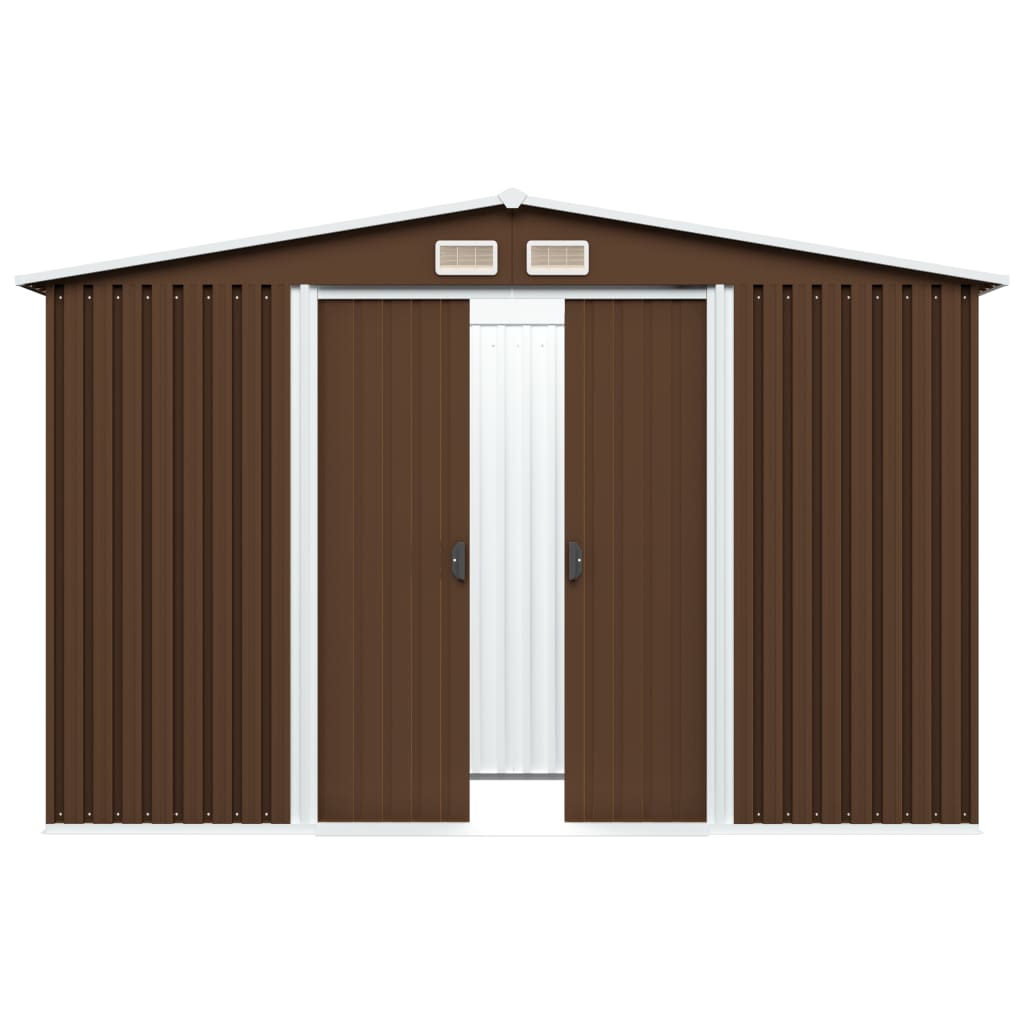 Garden Storage Shed 257X205X178 Cm Steel
