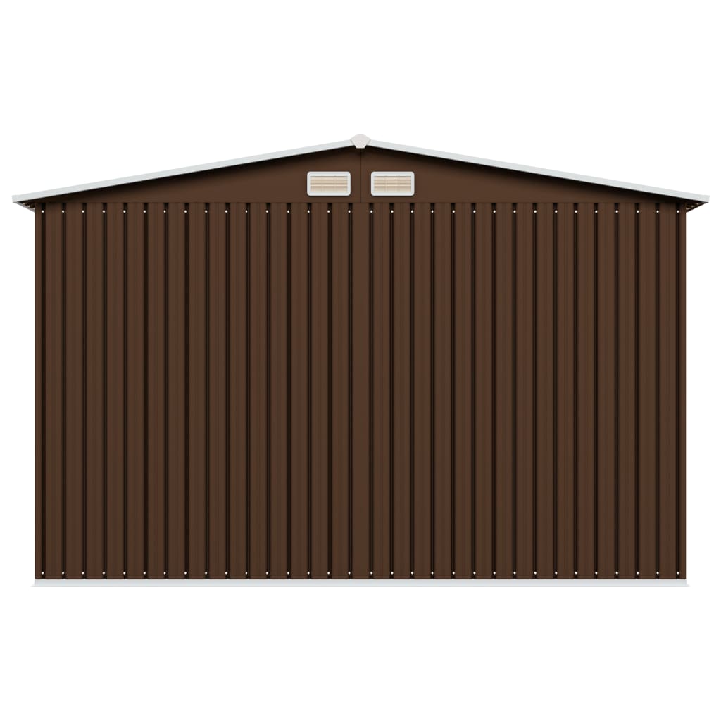 Garden Storage Shed 257X205X178 Cm Steel