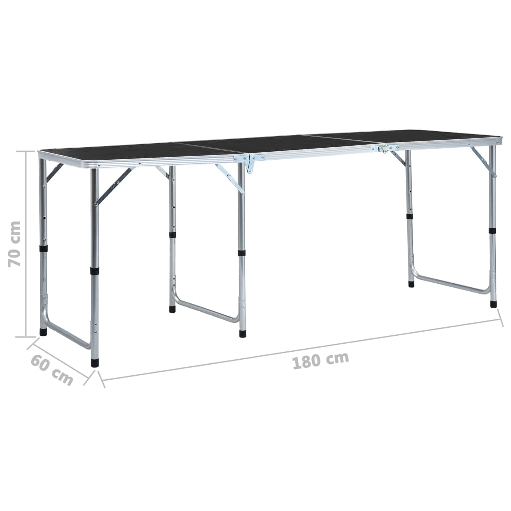 Foldable Camping Table Aluminium