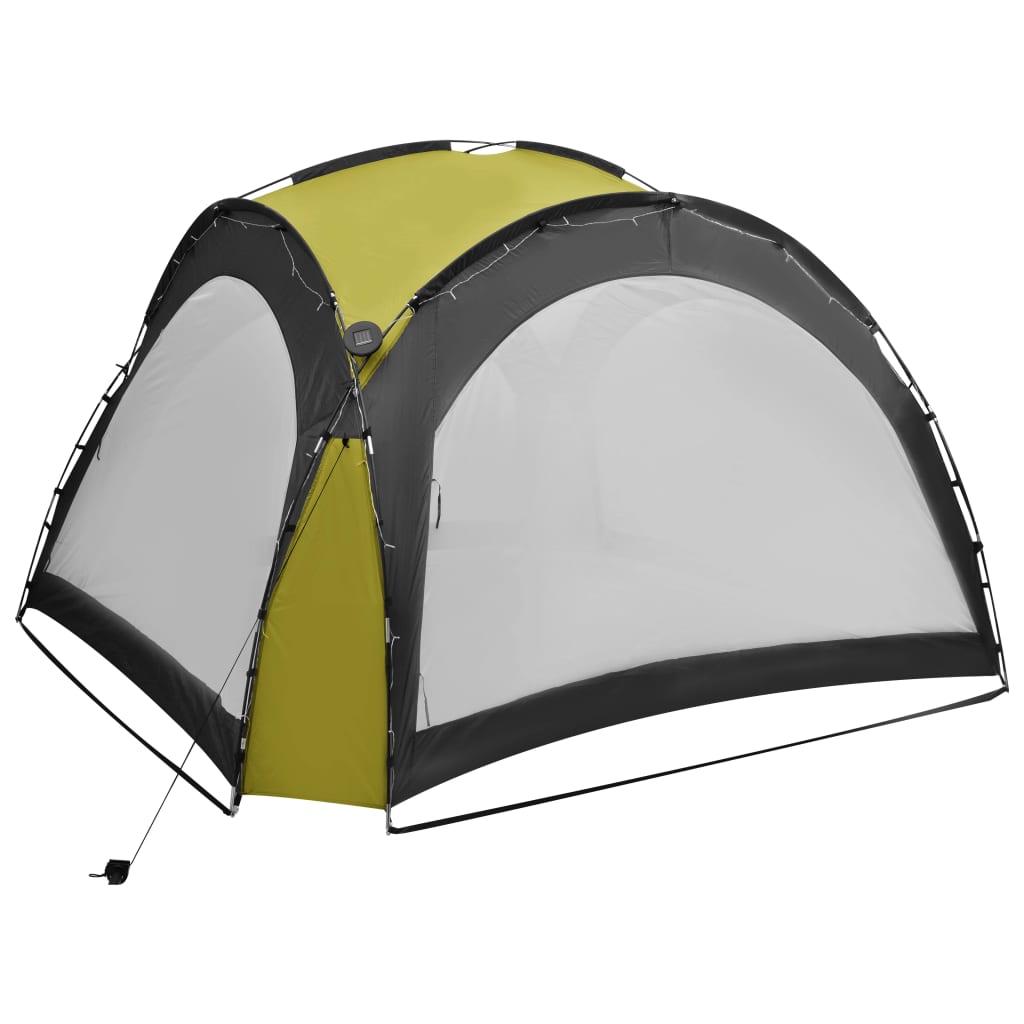 Party Tent With Led And 4 Sidewalls 3.6X3.6X2.3 M