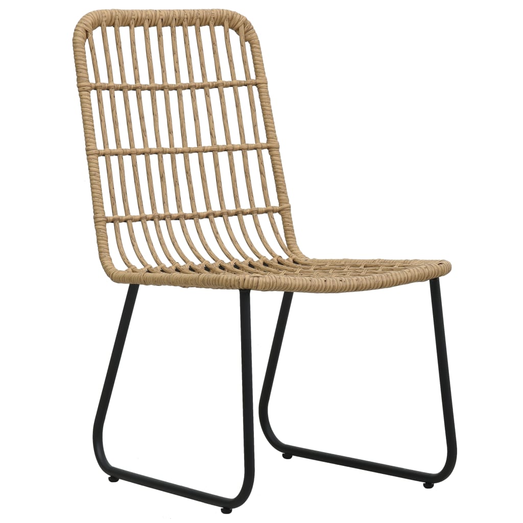 3 Piece Bistro Set Poly Rattan