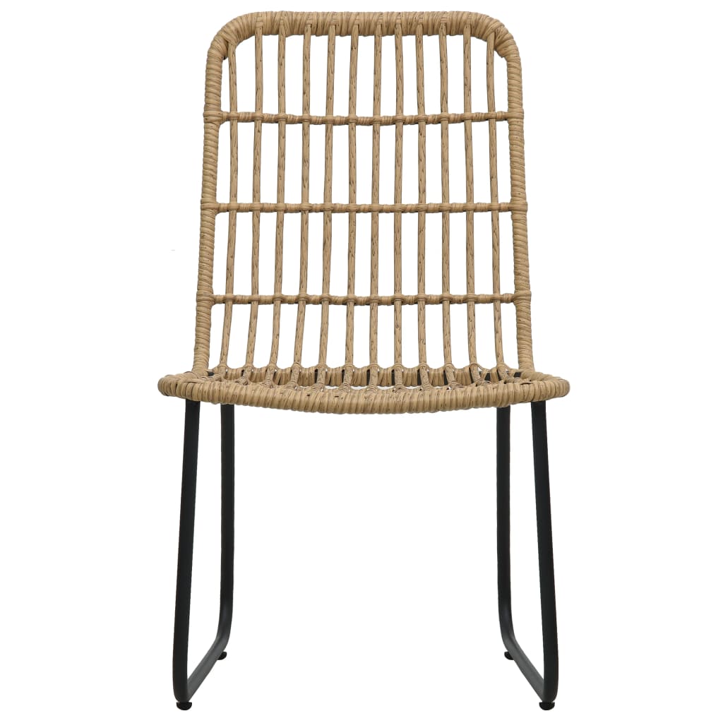3 Piece Bistro Set Poly Rattan