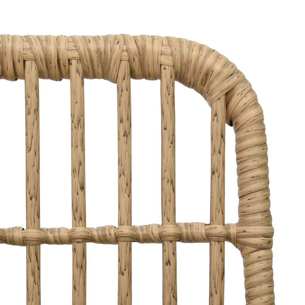 3 Piece Bistro Set Poly Rattan