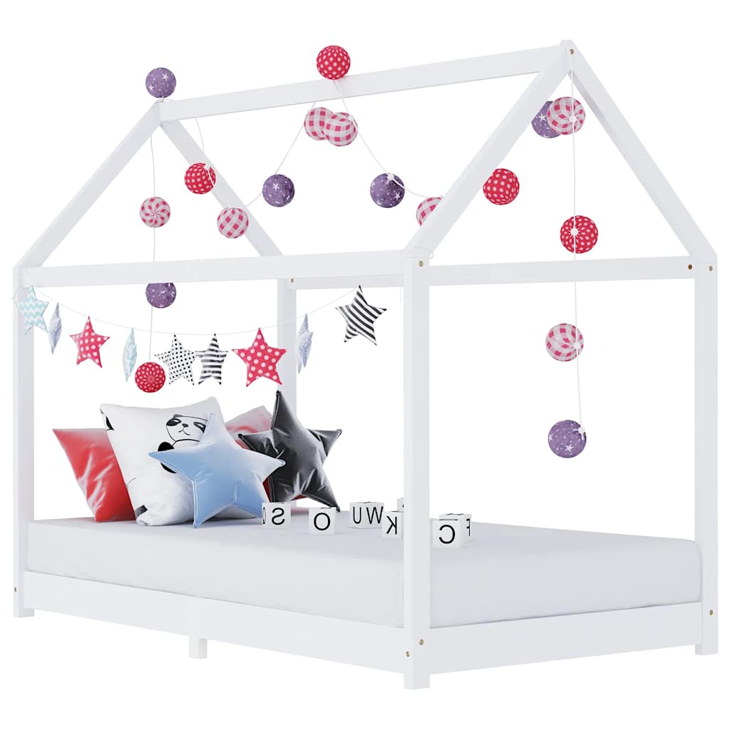 Kids Bed Frame Solid Pine Wood