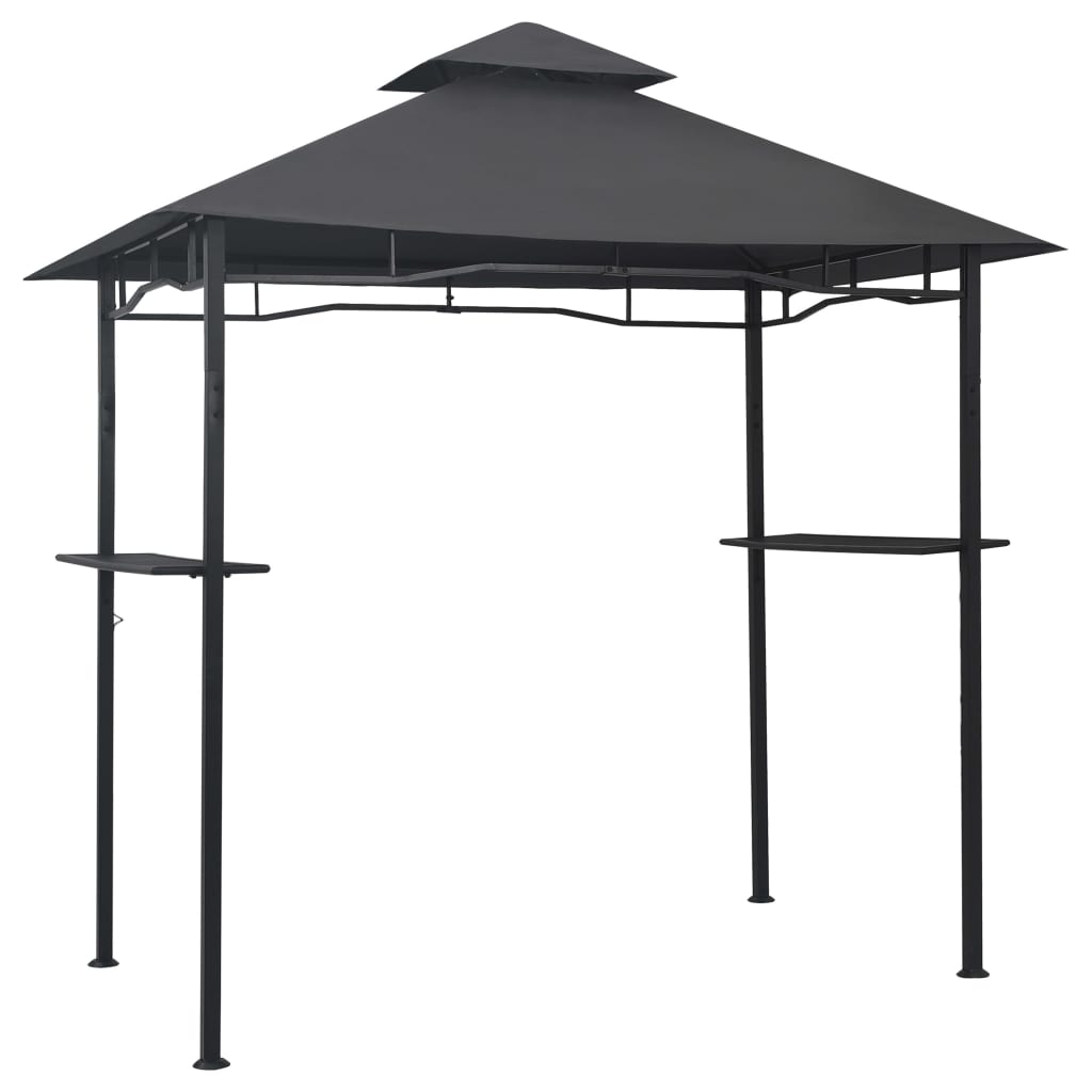 Bbq Gazebo 240X150X255 Cm Anthracite Steel