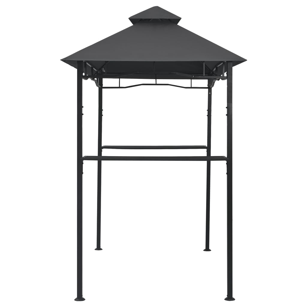 Bbq Gazebo 240X150X255 Cm Anthracite Steel