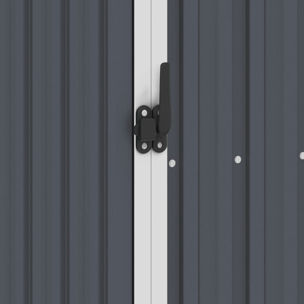 Garden Shed 87X98X159 Cm Galvanised Steel