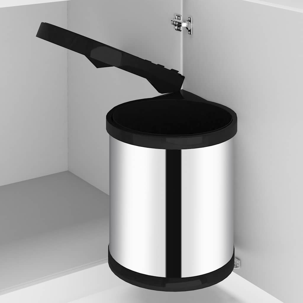 Kitchen Built-In Dust Bin Stainless Steel 8 L