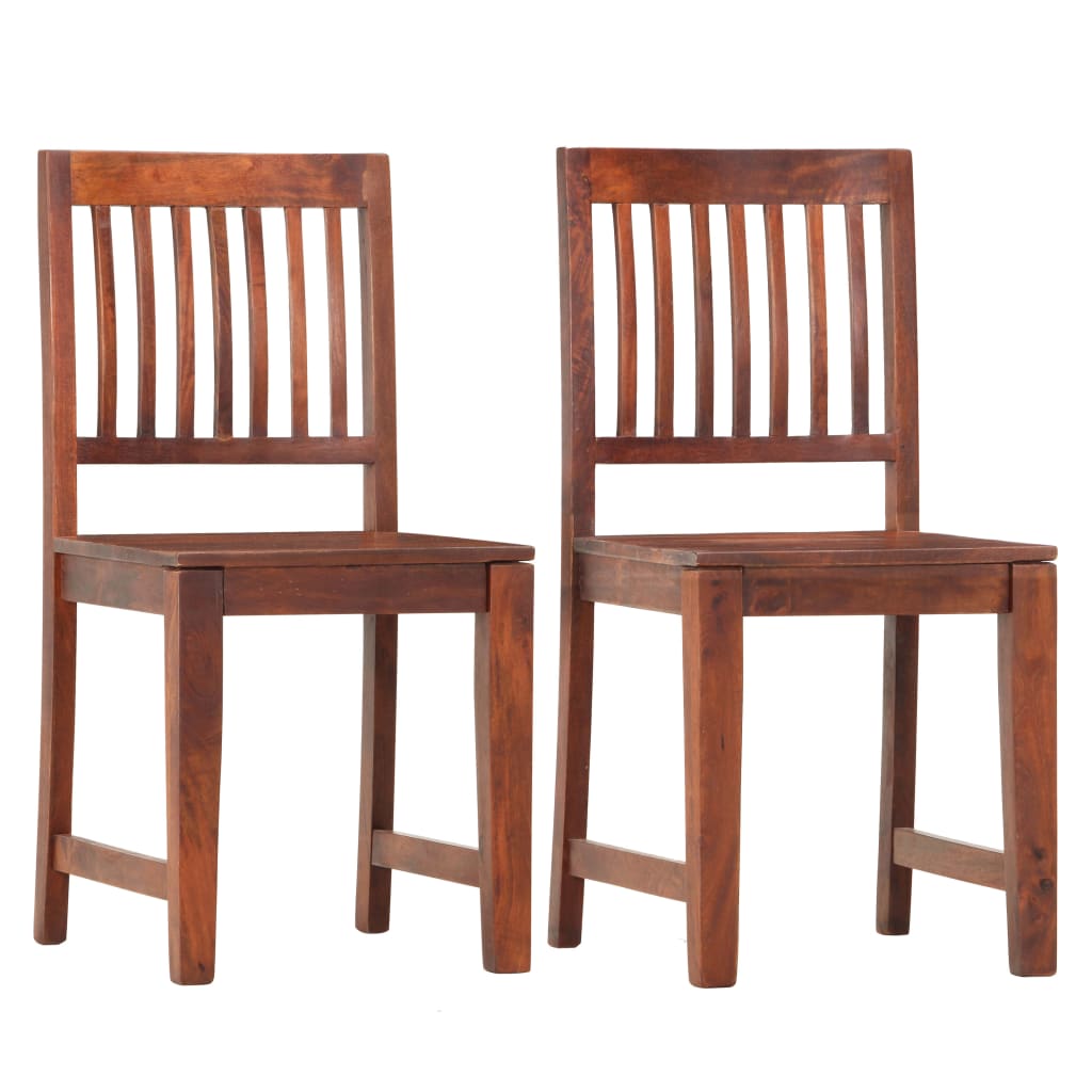 Dining Chairs 4 Pcs Solid Mango Wood