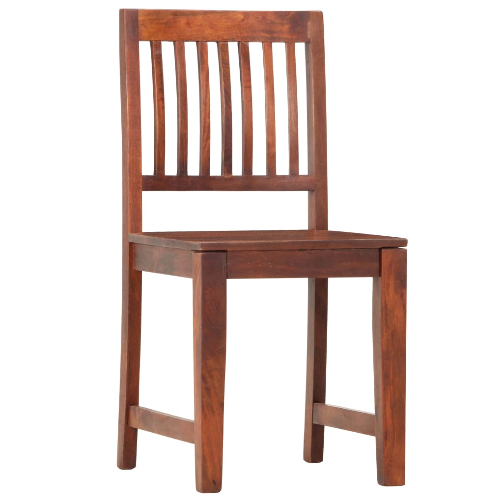 Dining Chairs 4 Pcs Solid Mango Wood