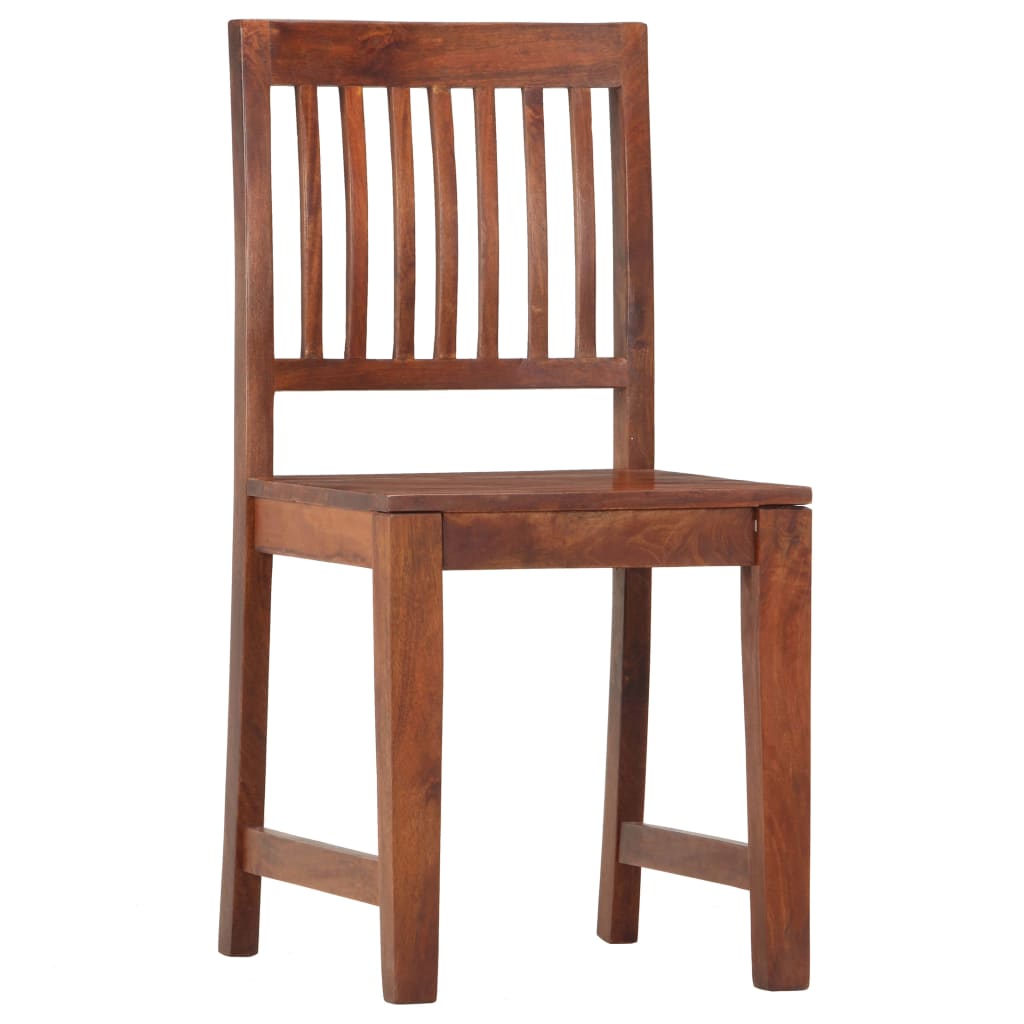 Dining Chairs 4 Pcs Solid Mango Wood