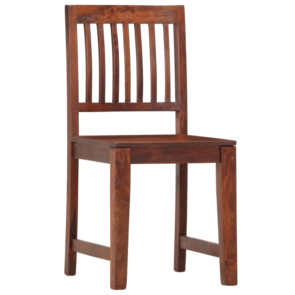 Dining Chairs 4 Pcs Solid Mango Wood