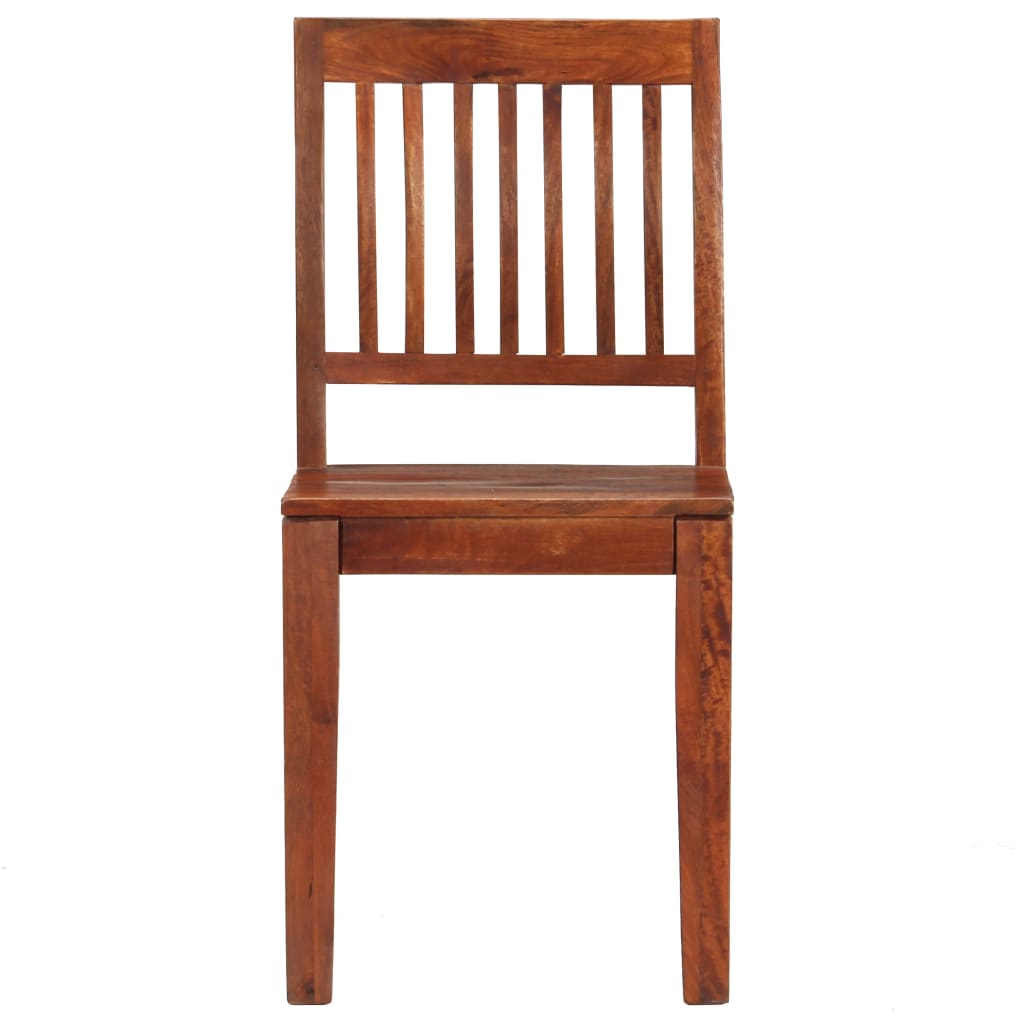 Dining Chairs 4 Pcs Solid Mango Wood